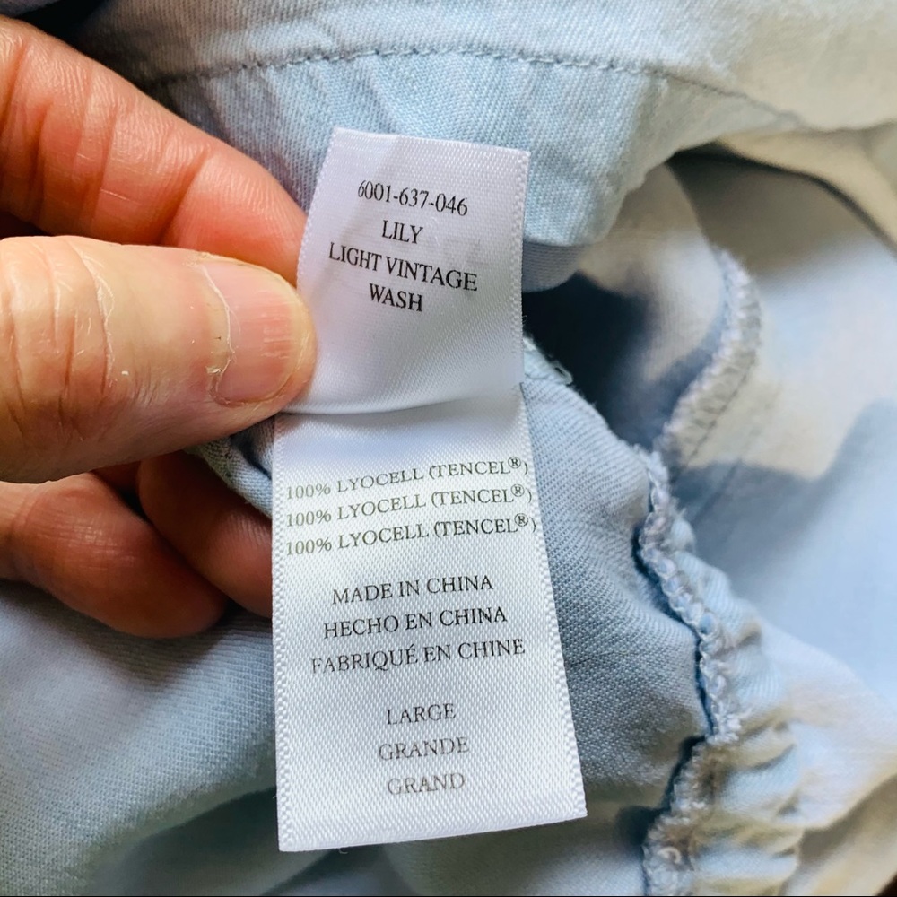 Rails Lightwash Chambray Lily Romper - image 7